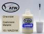 Preview: Chevrolet, Cashmere Metallic, 15 / WA231M: 20ml Lackstift, von ATW Autoteile West.